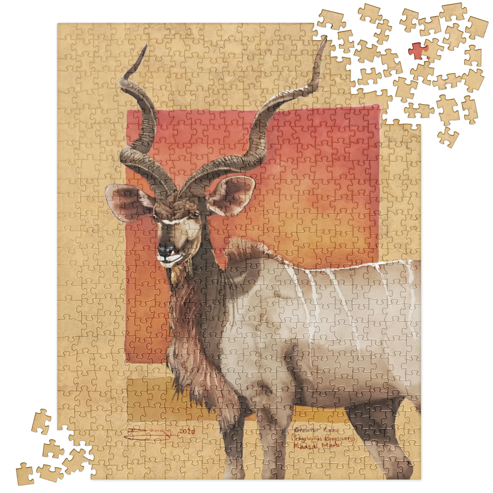 the jigsaw puzzle greater kudu