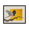 Framed poster, Saxx, the little sparrowhawk rescued by KBOPT - Image 5