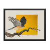 Framed poster, Saxx, the little sparrowhawk rescued by KBOPT - Image 6