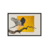 Framed poster, Saxx, the little sparrowhawk rescued by KBOPT