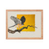 Framed poster, Saxx, the little sparrowhawk rescued by KBOPT - Image 8