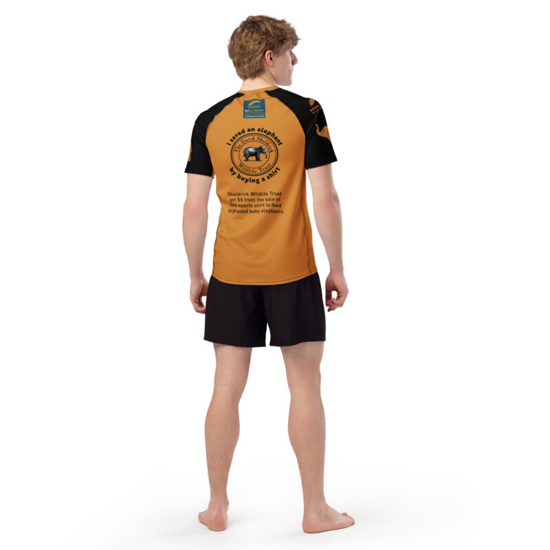 All-over print men’s rash guard, SAVE THE ELEPHANTS ("TIM") - Image 5