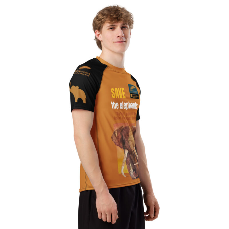 All-over print men’s rash guard, SAVE THE ELEPHANTS ("TIM") - Image 7