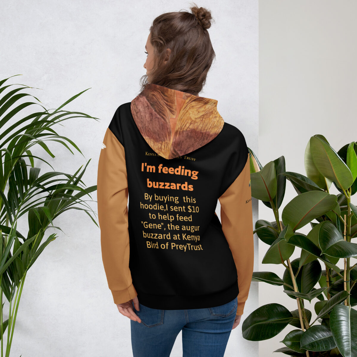 Unisex Hoodie, Feeding buzzards - Image 4