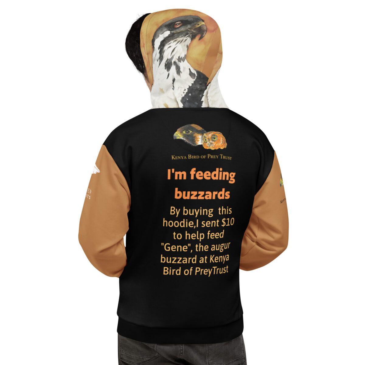 Unisex Hoodie, Feeding buzzards - Image 5