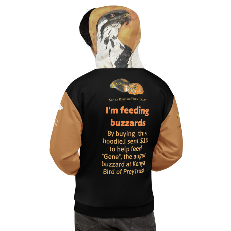 Unisex Hoodie, Feeding buzzards - Image 5
