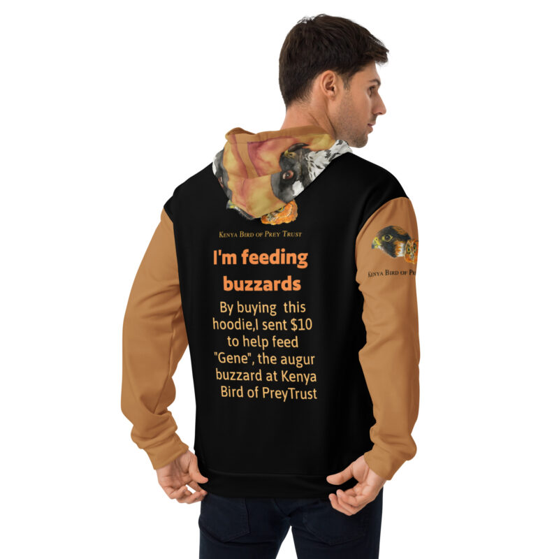 Unisex Hoodie, Feeding buzzards - Image 9