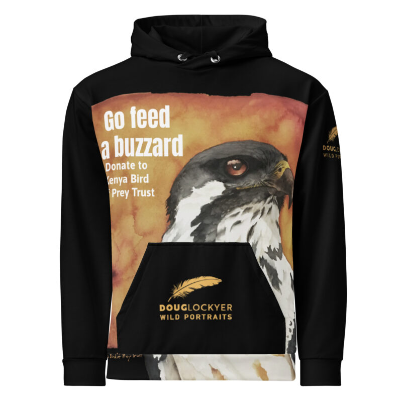Unisex Allover Print Hoodie, Go feed a buzzard - Image 3