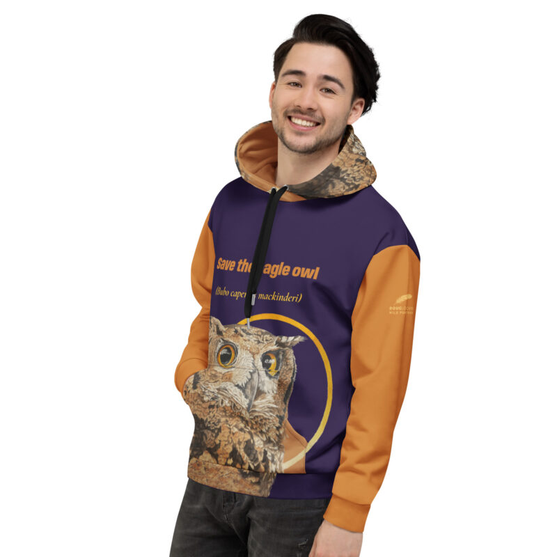 Unisex Hoodie, save the eagl eowl - Image 4