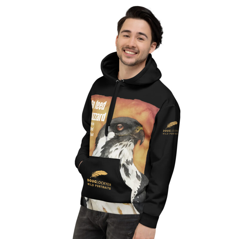 Unisex Allover Print Hoodie, Go feed a buzzard - Image 6
