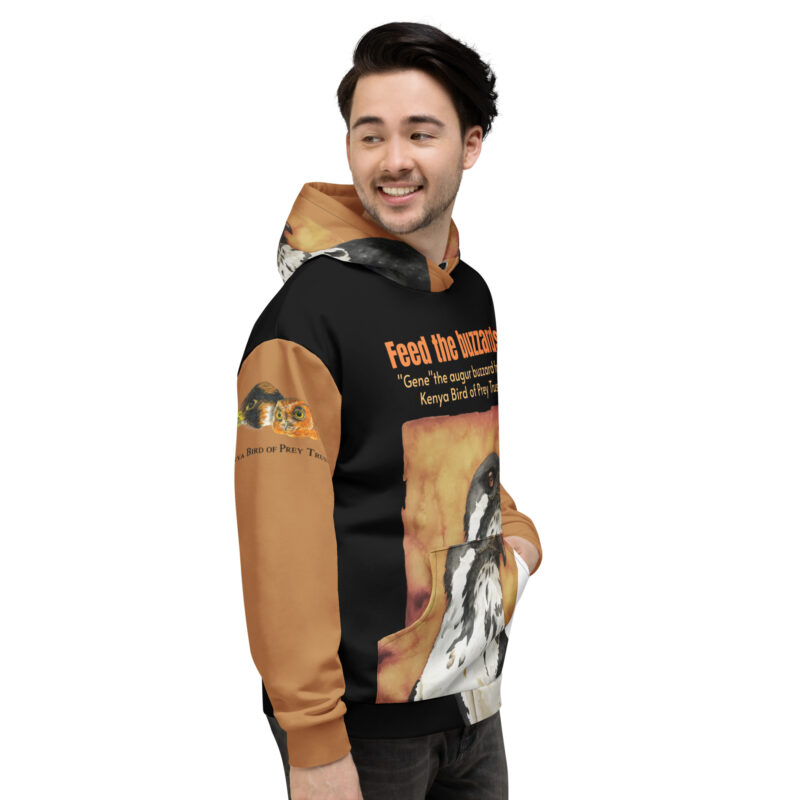 Unisex Hoodie, Feeding buzzards - Image 8