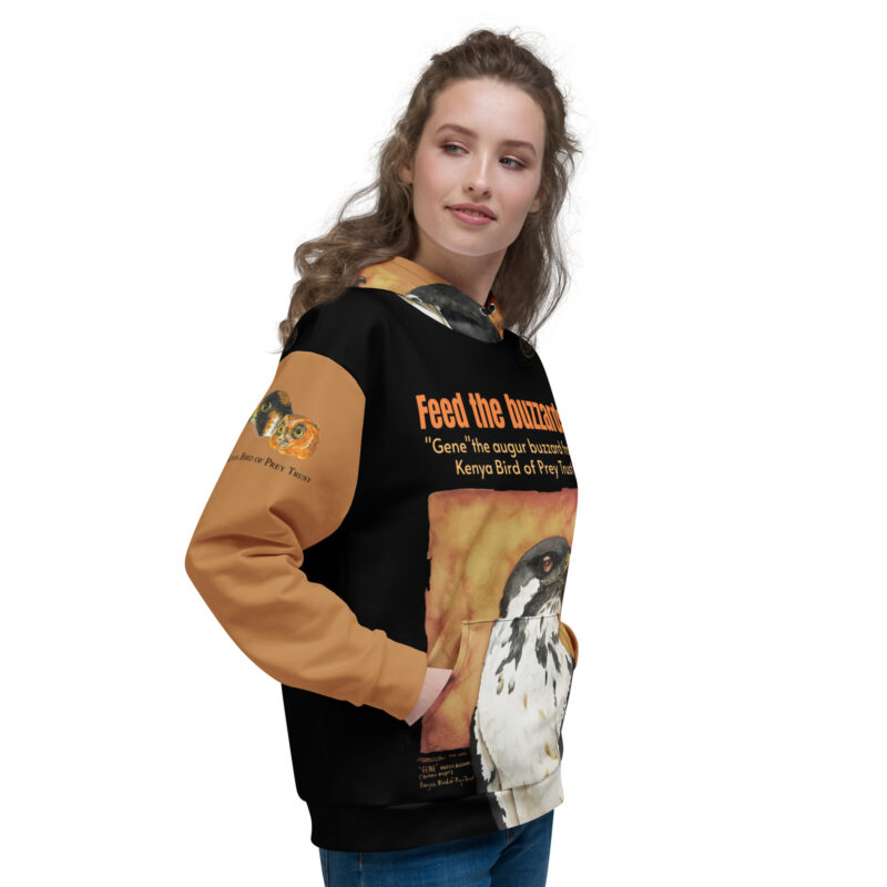 Unisex Hoodie, Feeding buzzards - Image 13