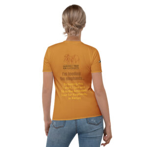 Women's T-shirt, all over print, full tan, Big Tim
