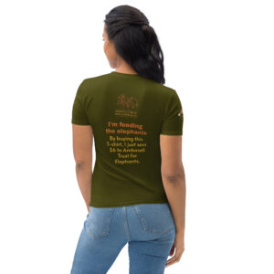 Women's T-shirt, Dk green, Big Tim