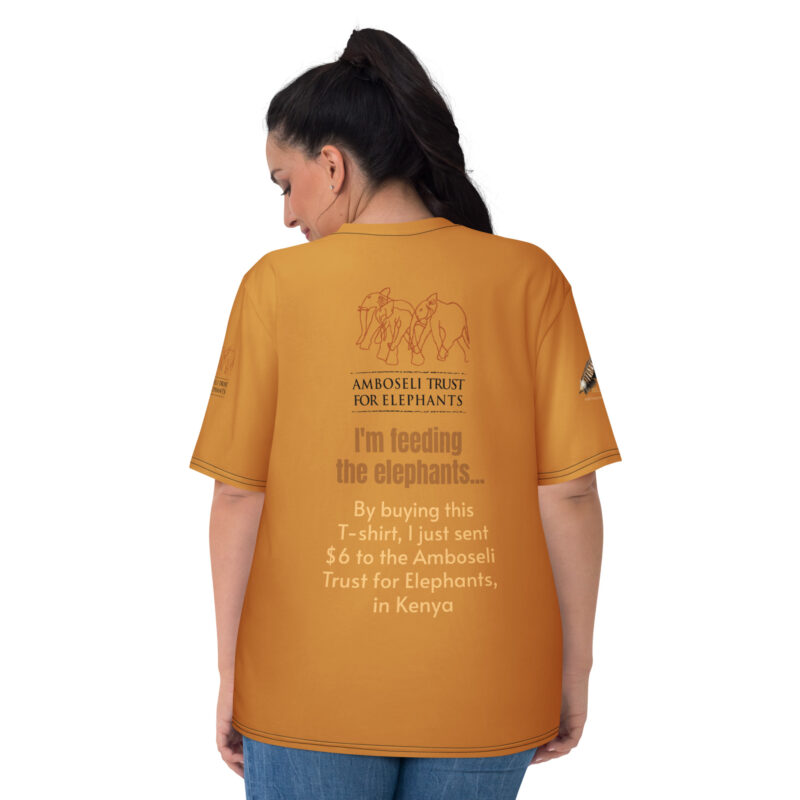 Women's T-shirt, all over print, full tan, Big Tim - Image 5