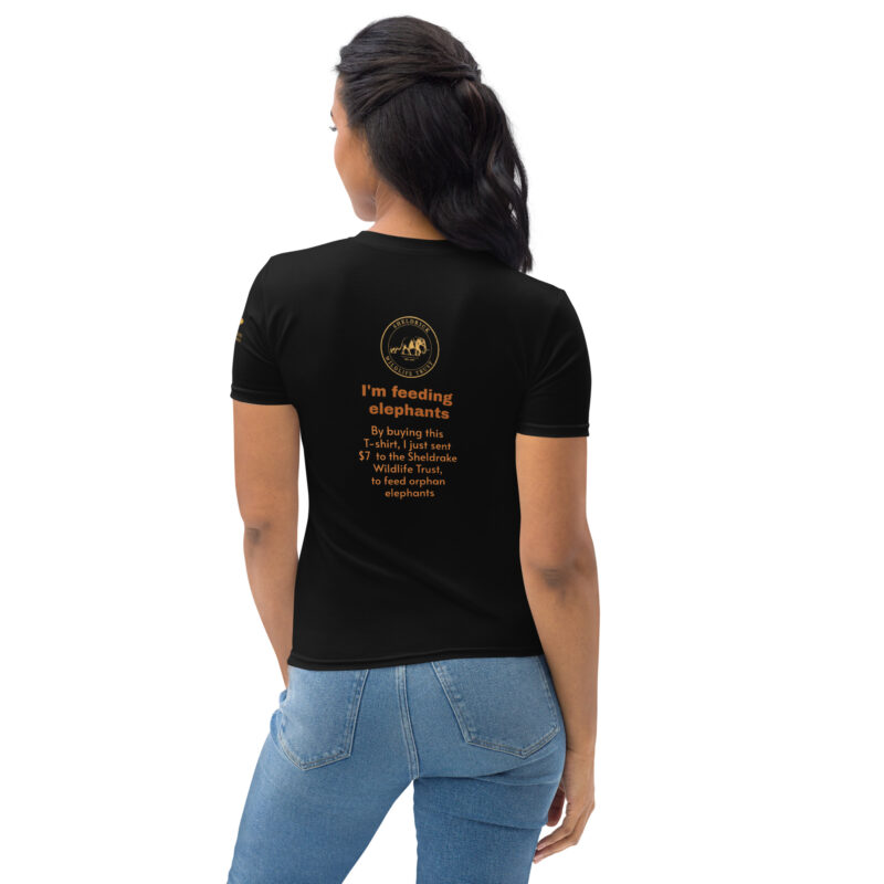 Women's T-shirt, save the elephants - Image 2