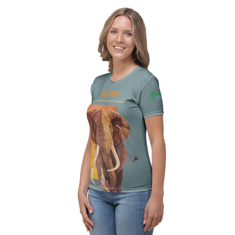 Women's T-shirt, Dk green, Big Tim - Image 5