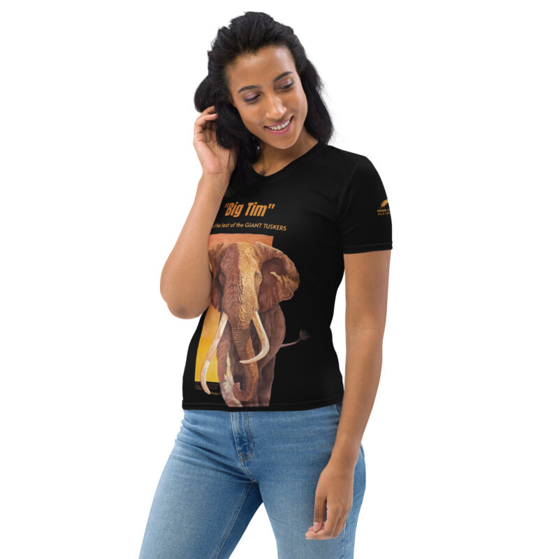 Women's T-shirt, allover print, Big Tim, last of the giant tuskers - Image 3