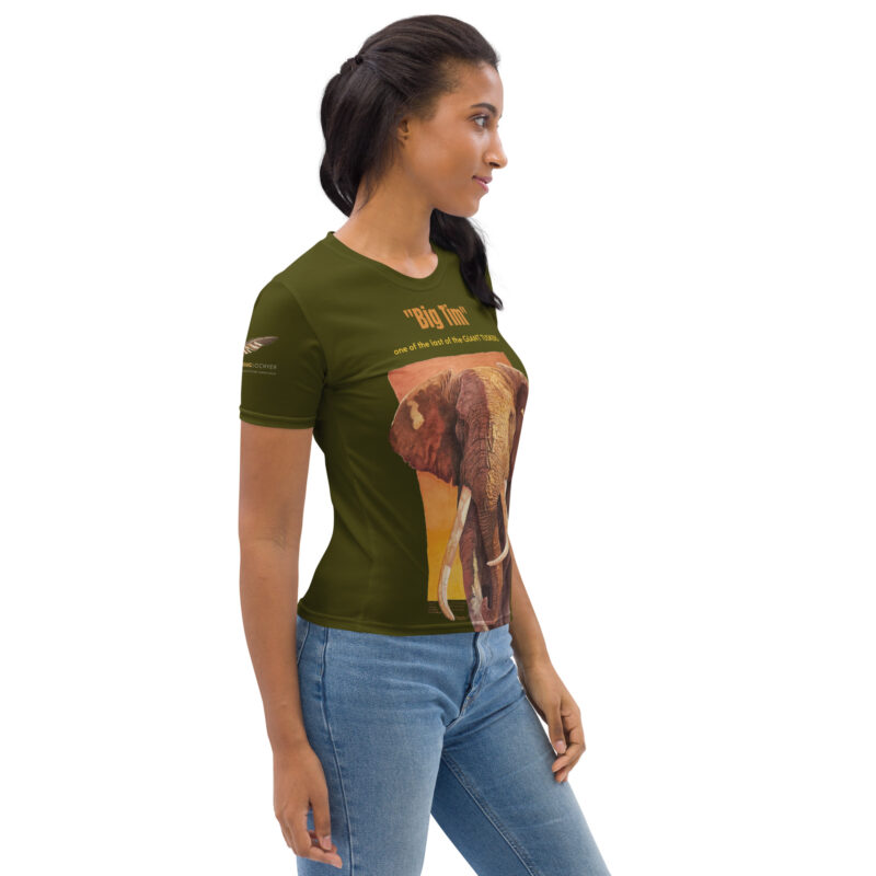 Women's T-shirt, Dk green, Big Tim - Image 3