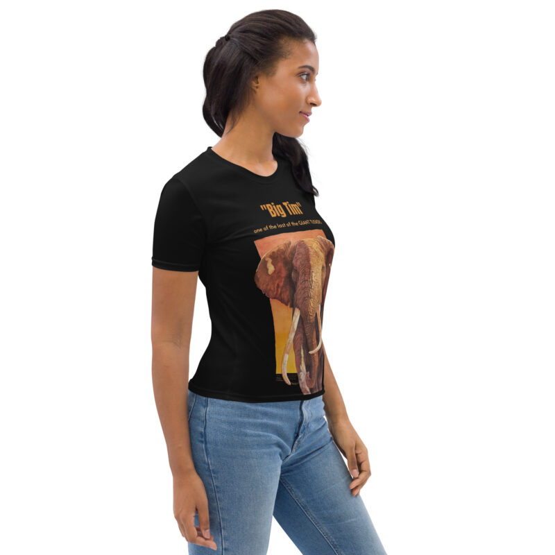 Women's T-shirt, allover print, Big Tim, last of the giant tuskers - Image 4