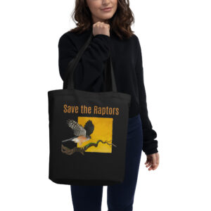 Eco Tote Bag, Save the raptors: "Saxx" the little sparrowhawk, (Accipiter minullus),