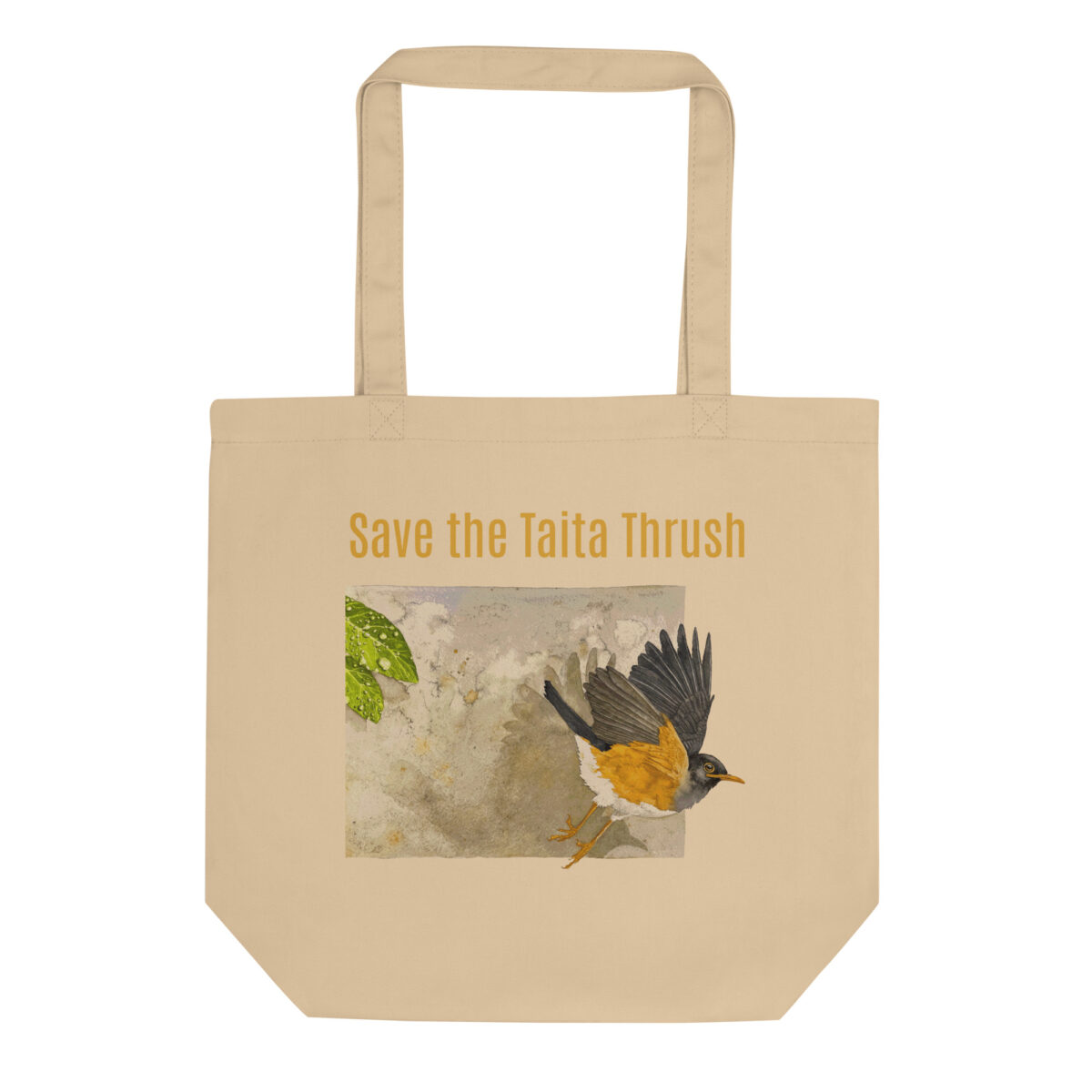 Eco Tote Bag, save the Taita thrush - Image 5