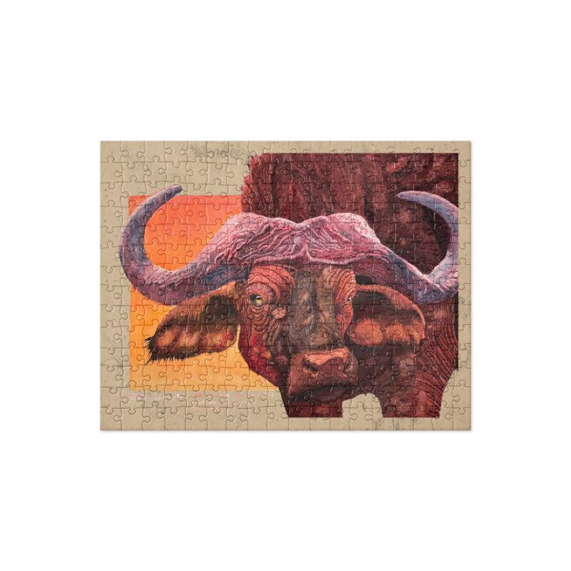 Jigsaw puzzle, Cape buffalo - Image 2
