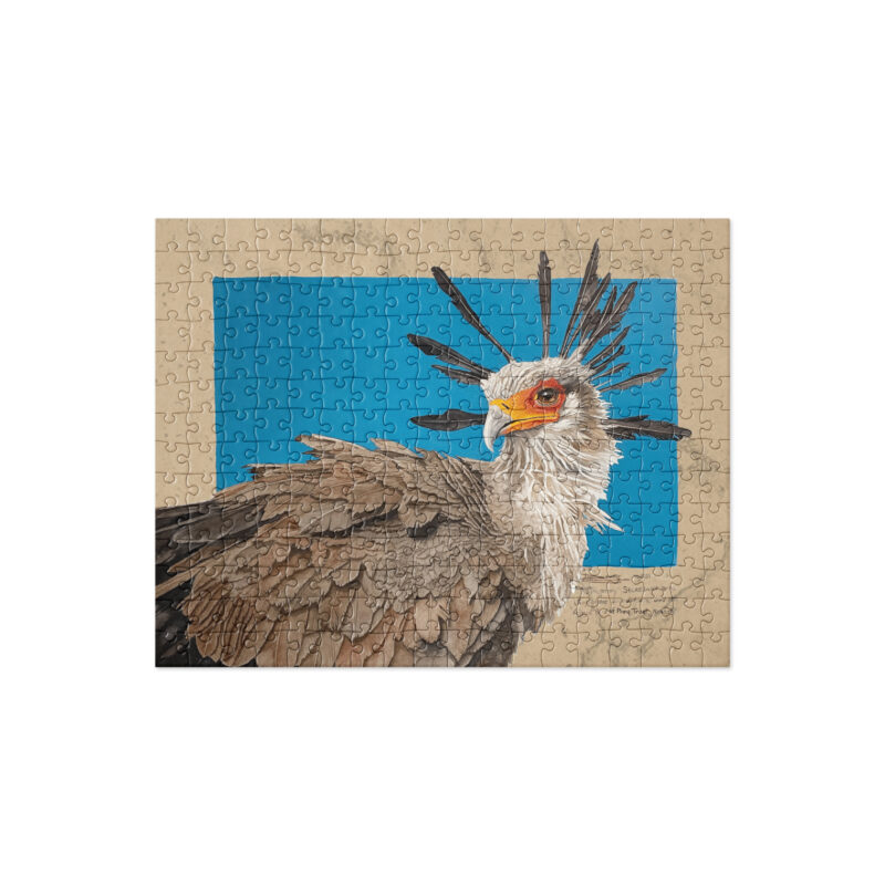 Jigsaw puzzle, "Moneypenny" the secretary bird - Image 2