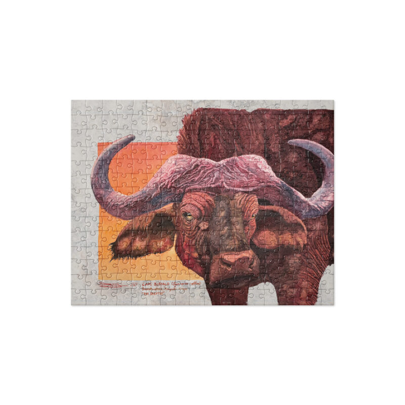 Jigsaw puzzle, Cape buffalo