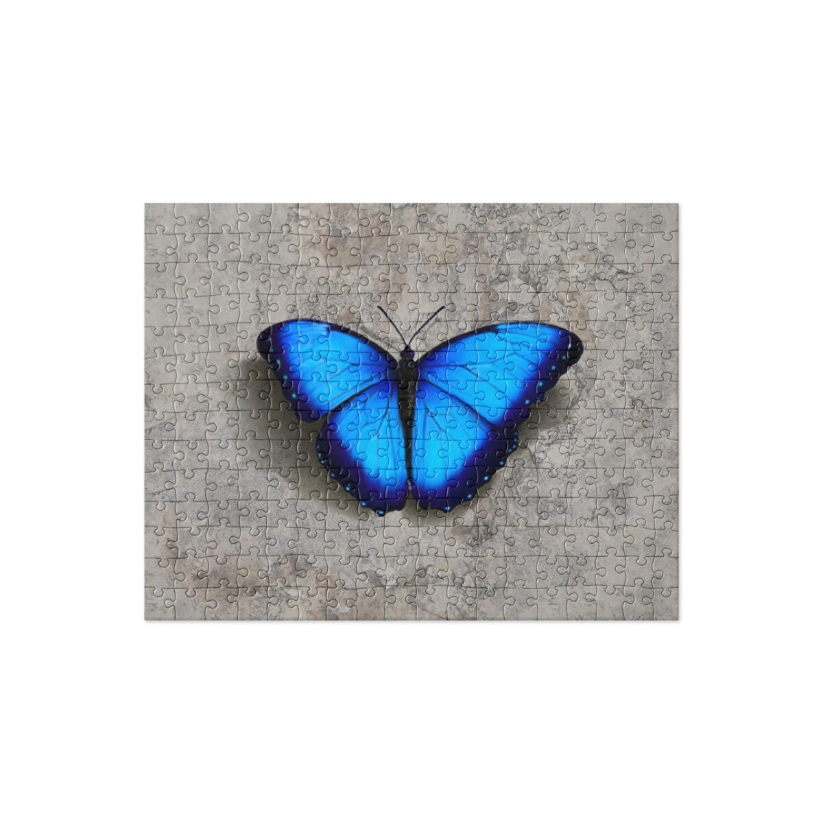 Jigsaw puzzle, morpho butterfly