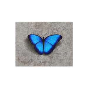 Jigsaw puzzle, morpho butterfly
