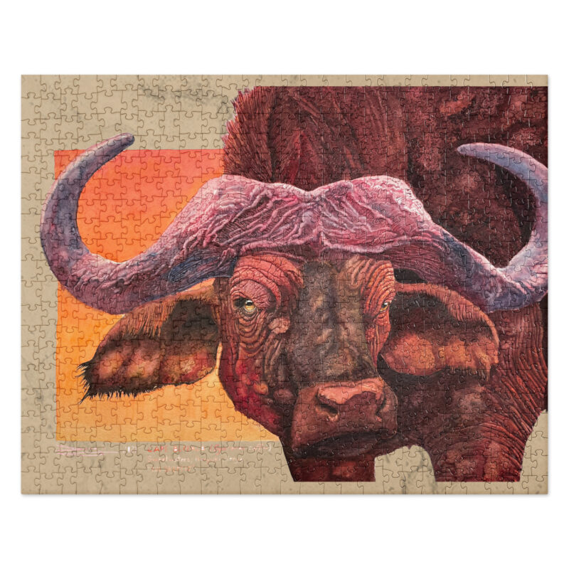 Jigsaw puzzle, Cape buffalo