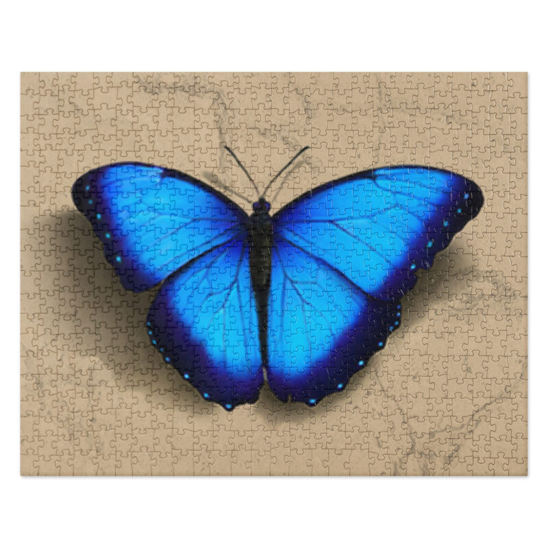 Jigsaw puzzle, Morpho butterfly