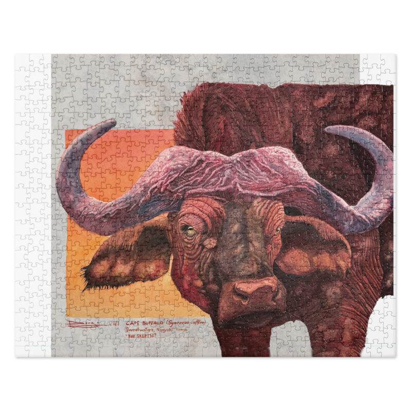 Jigsaw puzzle, Cape buffalo - Image 2