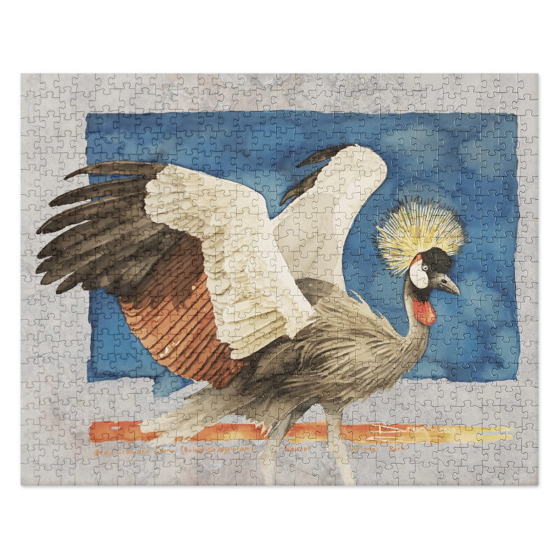 Jigsaw puzzle, Grey-crowned crane - Image 2