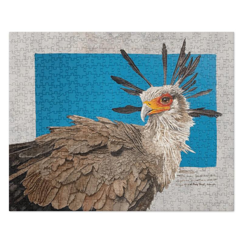 Jigsaw puzzle, "Moneypenny", the secretary bird - Image 2