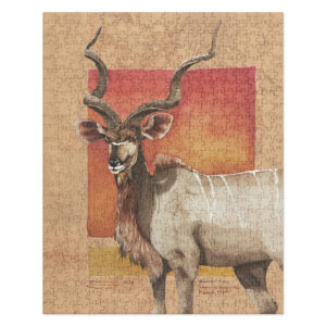 Jigsaw puzzle, greater kudu