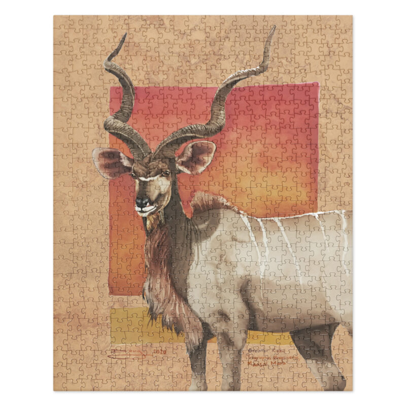 Jigsaw puzzle, greater kudu