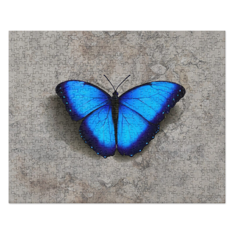 Jigsaw puzzle, morpho butterfly - Image 2