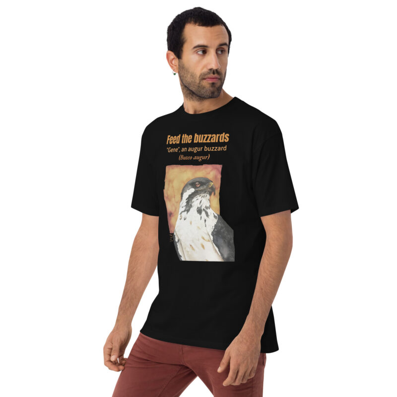 Men’s premium heavyweight tee, feed the buzzards - Image 3