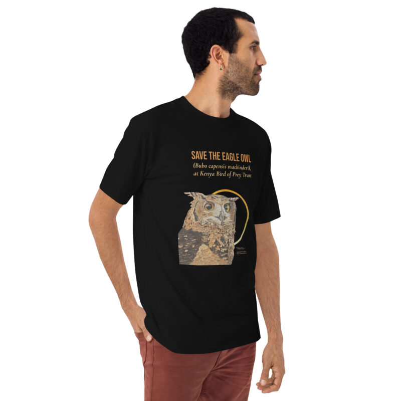 Men’s premium heavyweight tee, Eagle Owl - Image 13