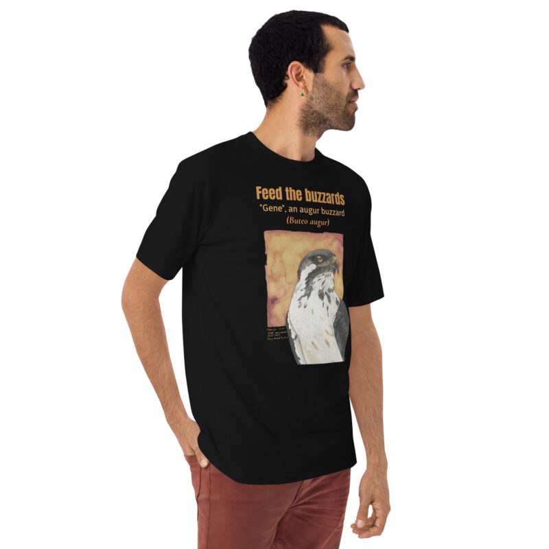 Men’s premium heavyweight tee, feed the buzzards - Image 2