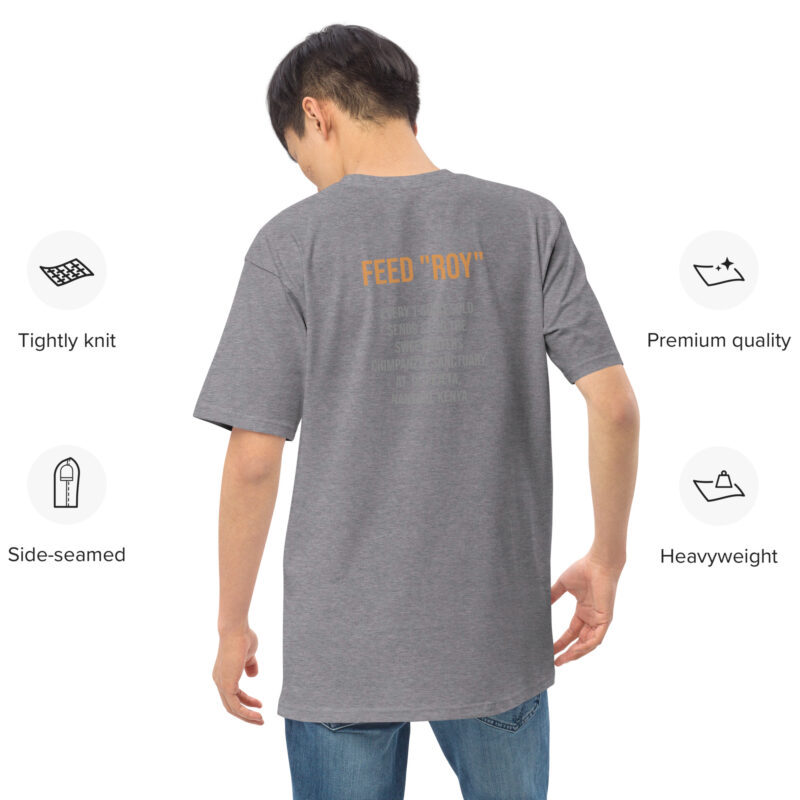 Men’s premium heavyweight tee, Eagle Owl - Image 8