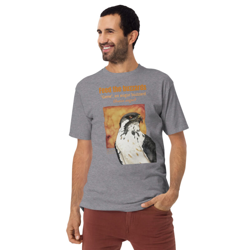 Men’s premium heavyweight tee, feed the buzzards - Image 9