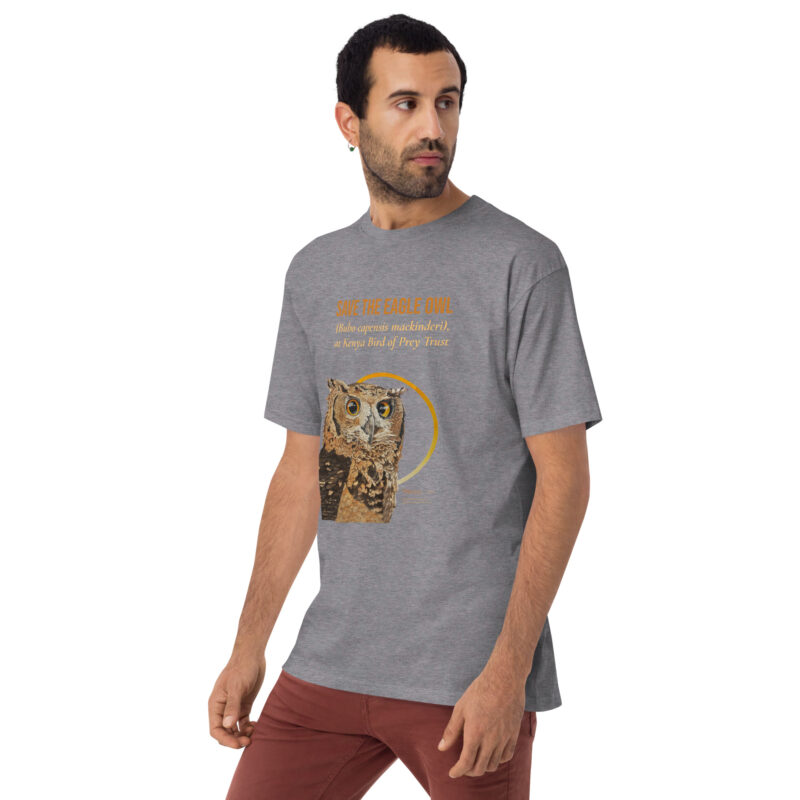 Men’s premium heavyweight tee, Eagle Owl - Image 24