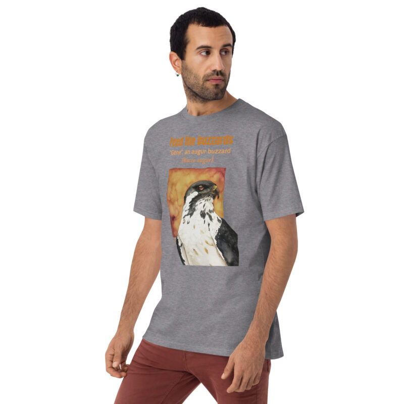 Men’s premium heavyweight tee, feed the buzzards - Image 11