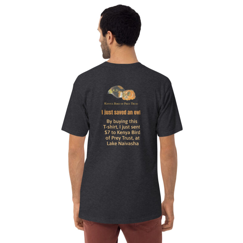 Men’s premium heavyweight tee, Eagle Owl - Image 18