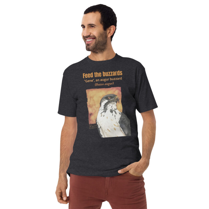 Men’s premium heavyweight tee, feed the buzzards - Image 5