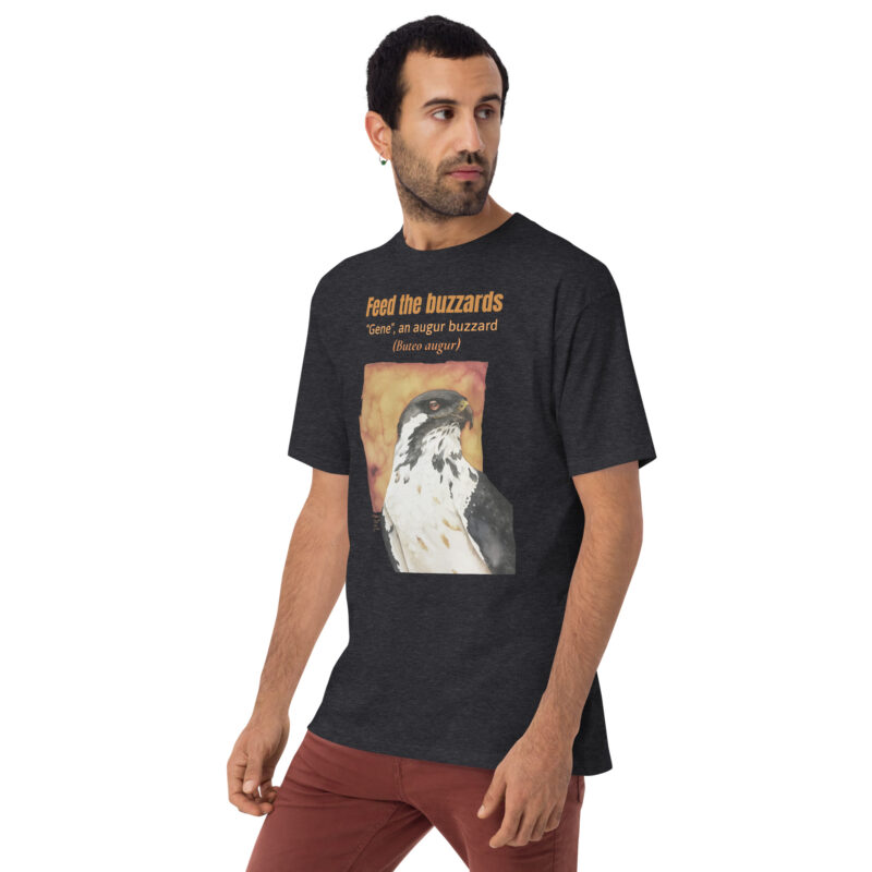 Men’s premium heavyweight tee, feed the buzzards - Image 7