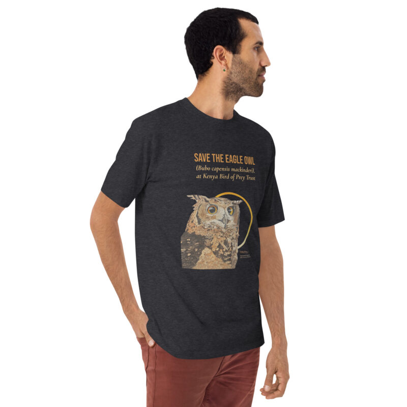 Men’s premium heavyweight tee, Eagle Owl - Image 16